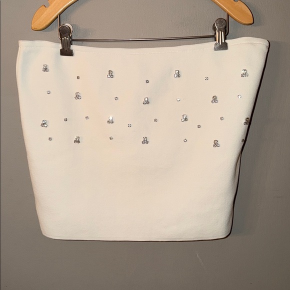 Maeve Short Sleeve Embellished Cropped Cardigan Sweater and Tube top set Size XL - Picture 11 of 14